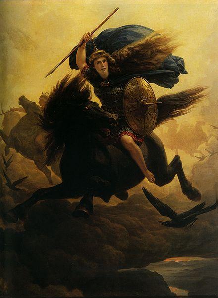 Peter Nicolai Arbo Valkyrie oil painting picture